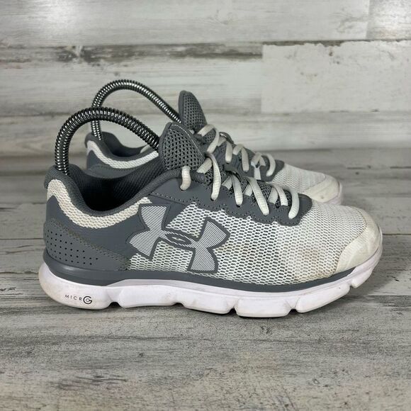 Under Armour Speedform‎ Apollo 2 Running Shoes Gray 1266241-036 Womens 6 US - Picture 1 of 9
